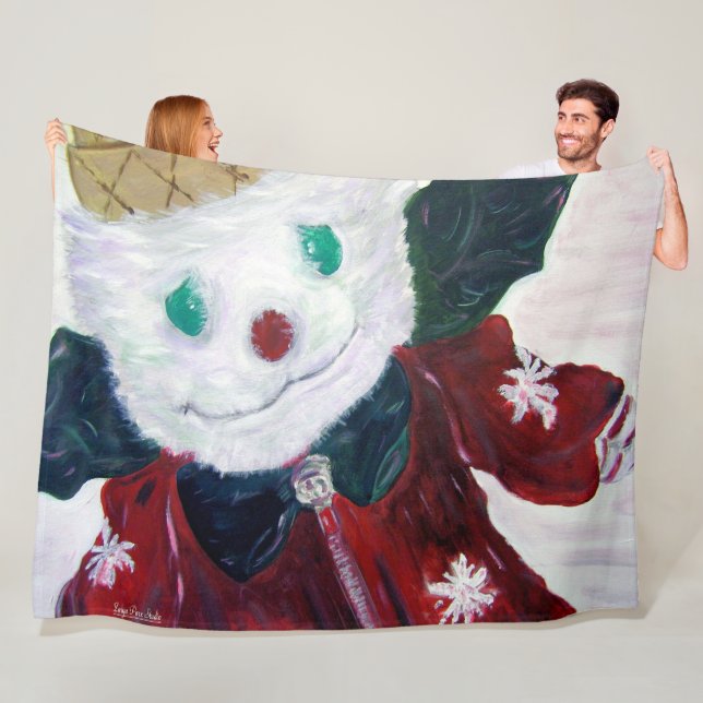 Jingle Bear Fleecefilt (På plats)