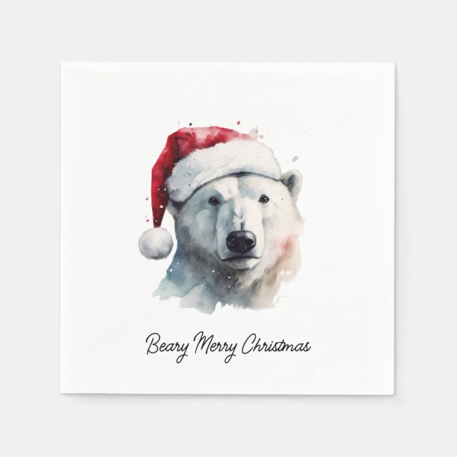 Jingle Bear Joy, anpassad Pappersservett (Framsidan)
