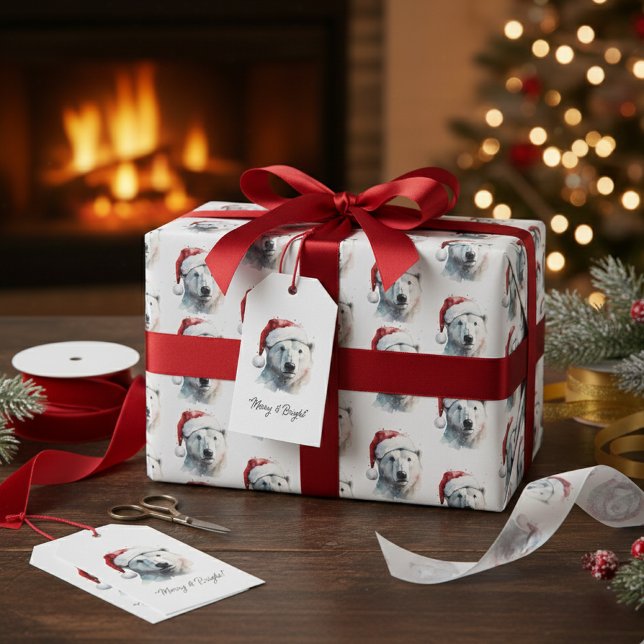 Jingle Bear Joy, anpassad Presentetikett (Skapare uppladdad)