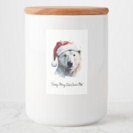 Jingle Bear Joy, custom Mat Etikett