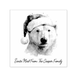 Jingle Bear Joy, custom Självfärgande Stämpel