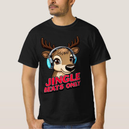 Jingle Beats Only – Musical Christmas Design T Shirt