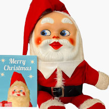 Jingle Bell Jive Retro Kitschy Santa jul