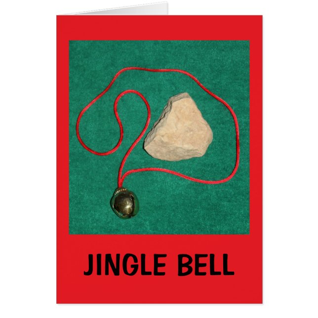 Jingle Bell Rock! Christmas Card Hälsningskort (Framsidan)