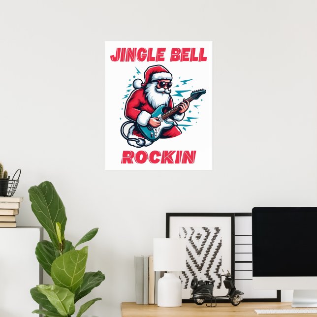Jingle Bell Rockin jul Poster (Hemmakontoret)
