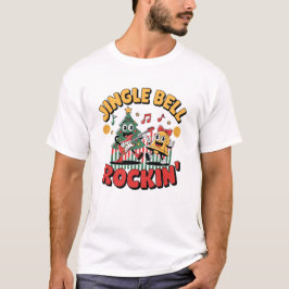 Jingle Bell Rockin Retro jul T Shirt