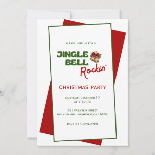Jingle Bell Rockins inbjudan till julfest