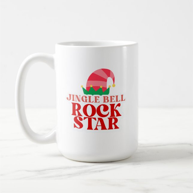 Jingle Bell Rockstjärna, jul Kaffemugg (Vänster)