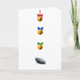 Jingle Bell Sten helgdag kort