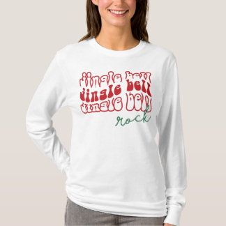 Jingle Bell Sten, Retro Funny julmusik T Shirt