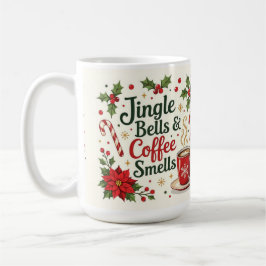 Jingle bells and coffee smells kaffemugg