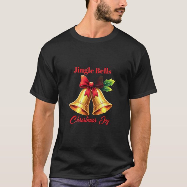Jingle Bells, Christmas Joy T Shirt (Framsida)