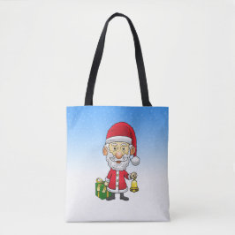 Jingle Bells med tomte Tygkasse