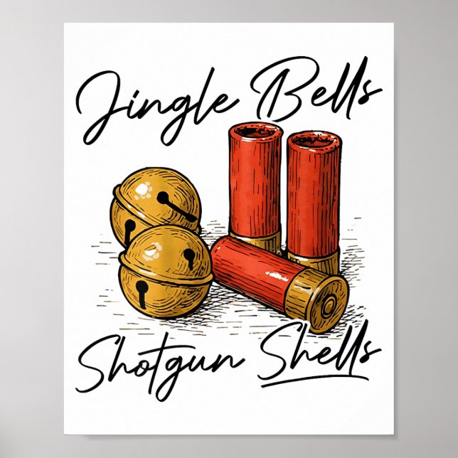 Jingle Bells Shotgun Shells (on Back)  Poster (Framsidan)