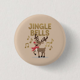 Jingle Bells Singing Reindeer Knapp