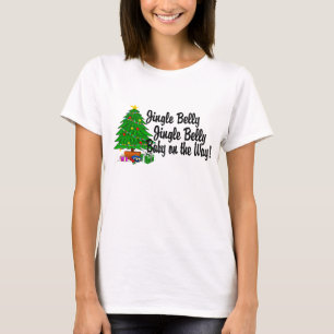Jingle Belly Baby på vägen Moderskap T Shirt