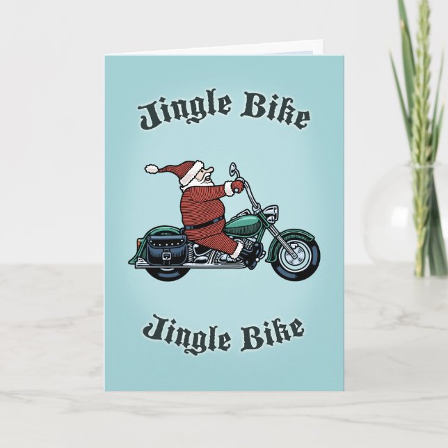 Jingle Bike Helgkort (Framsida)
