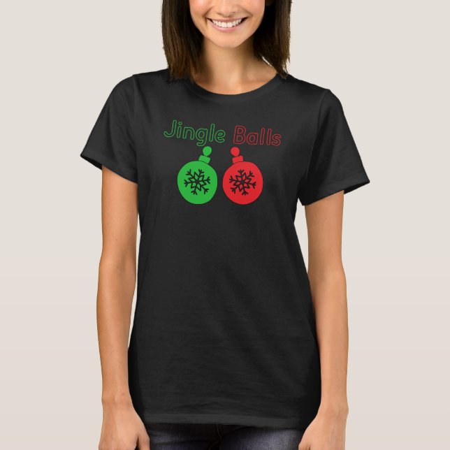 Jingle Boll God jul Den fantastiska julen T Shirt (Framsida)