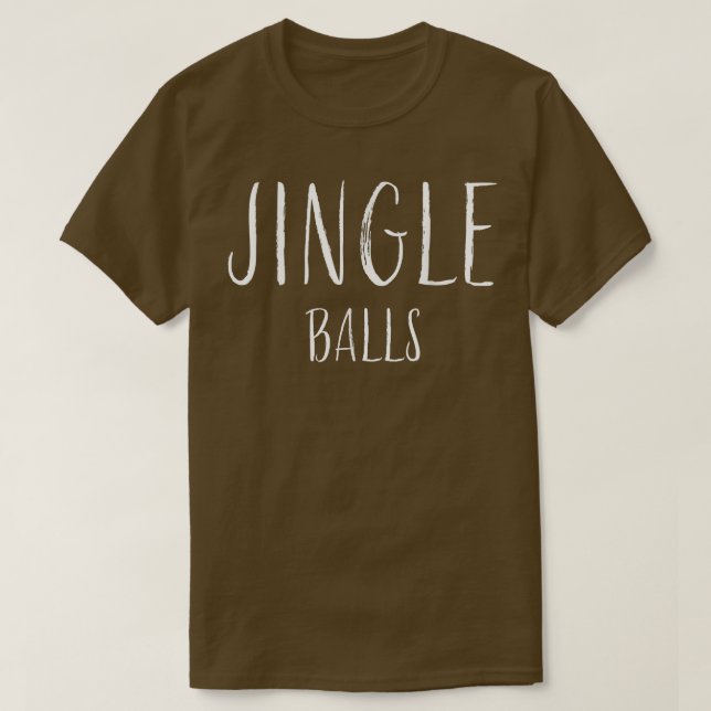Jingle Bollar Funny Par Matching Merry Christma T Shirt (Design framsida)