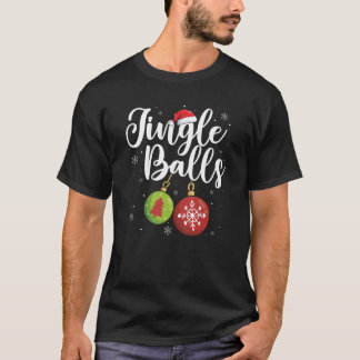 Jingle Bollar jul - kul matchande par Chest T Shirt
