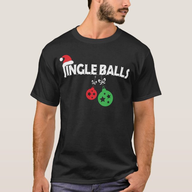 Jingle Bollar Jul - Matchning av några kastanjer T Shirt (Framsida)