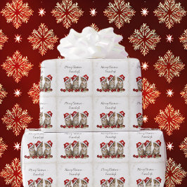 Jingle Cats Meowy God Jul Personlig Presentpapper