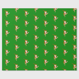 Jingle Claws Katt Julpresentpapper Presentpapper
