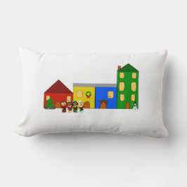 Jingle Claws Train Town jul kast Lumbarkudde