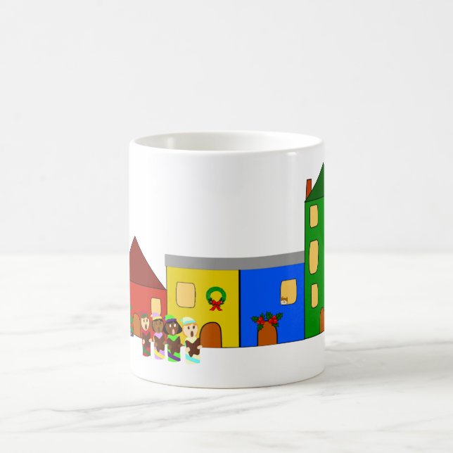 Jingle Claws Train Town Wraparound Mug #1 Kaffemugg (Center)