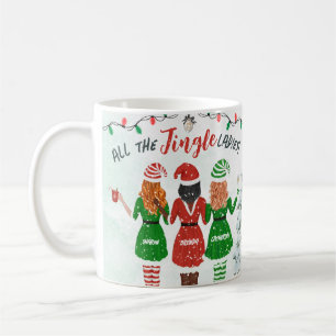 Jingle Dam Friends Sisters jul Kaffemugg