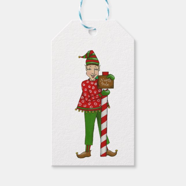 Jingle Elves (Horace) Presentetikett (Framsidan)