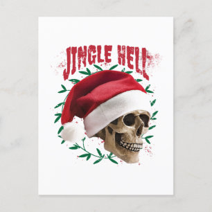 Jingle Fan Skull Vykort