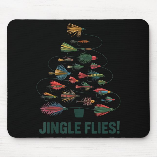 Jingle Flies Funny Fly Fishing Lure Christmas Paja Musmatta (Framsidan)