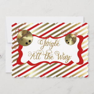 Jingle hela Helgdag Julkort