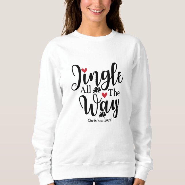 Jingle hela Helgdag och jul T Shirt (Framsida)