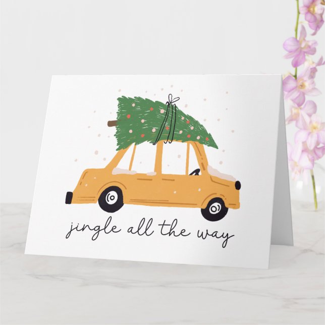 Jingle hela julen kort (Orkide)