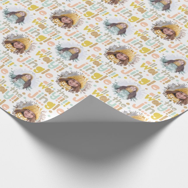 Jingle hela vägen | Chef 2 Photo jul Presentpapper (Hörn)