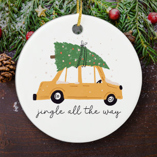 Jingle hela vägen, Helgdag och Julgran Julgransprydnad Keramik