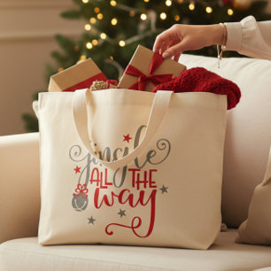 Jingle hela vägen Klockor Jumbo Tygkasse