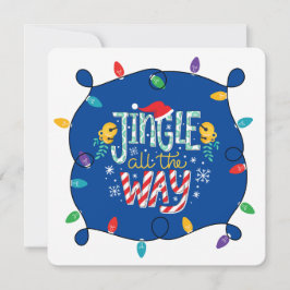 Jingle hela vägen (lägg till ditt foto) julkort