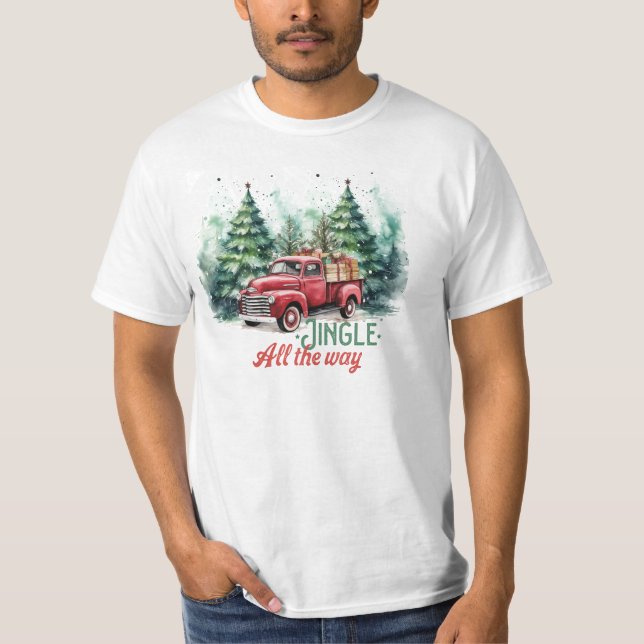 Jingle hela vägen Manar T-shirt (Framsida)