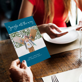 Jingle, hela vägen med ett platt kort för fotopatj