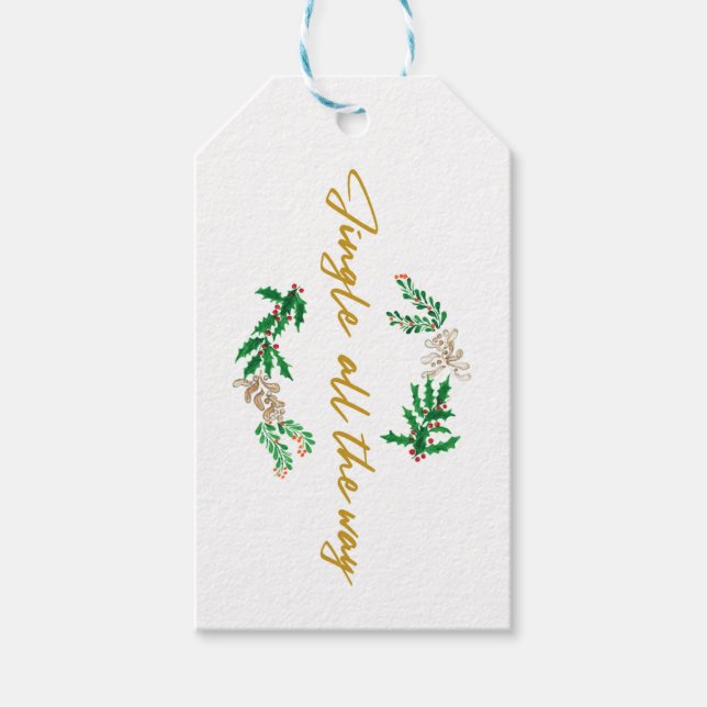 Jingle hela vägen presentetikett (Framsidan)