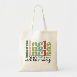 Jingle hela vägen Retro Groovy-Helgdagarna Tygkasse