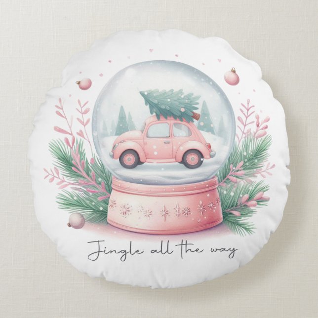 Jingle hela vägen rund kudde (Framsidan)