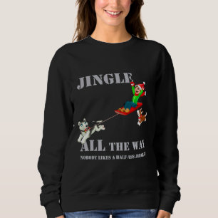 Jingle hela vägen Siberian husky Idea T Shirt