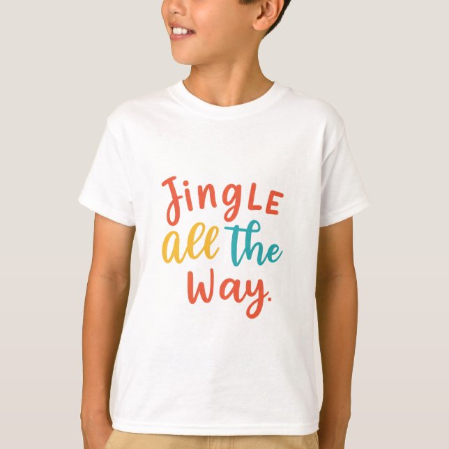 Jingle hela vägen t shirt (Framsida)