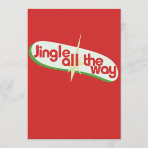 Jingle hela vägen till julafton inbjudningar