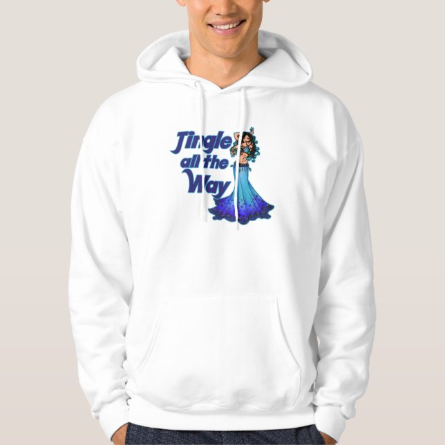Jingle hela Way Belly Dancer Sweatshirt (Framsida)