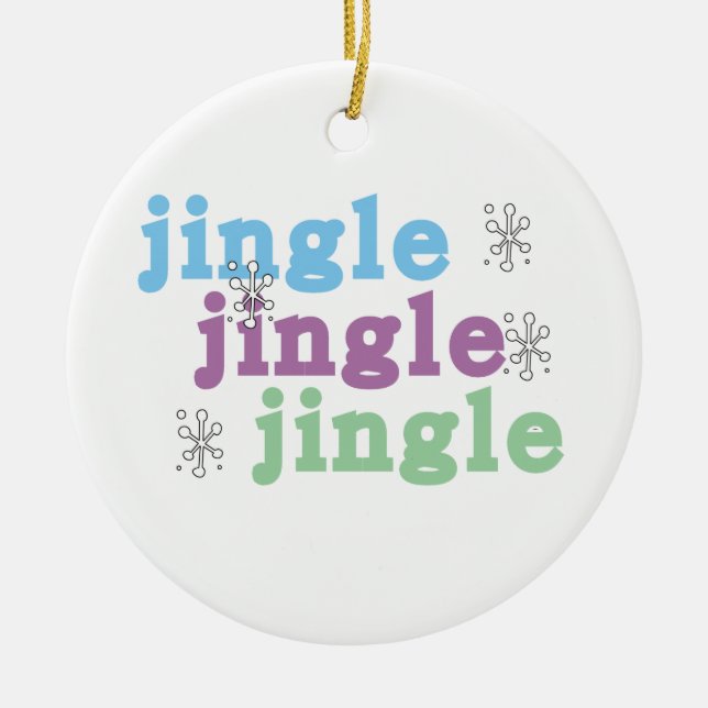 Jingle Jingle Jingle Keepsak Ornament (Framsidan)